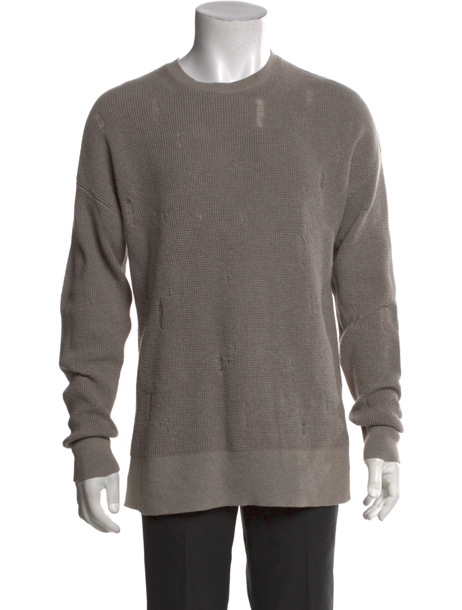 AllSaints Crew Neck Long Sleeve Pullover