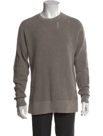 AllSaints Crew Neck Long Sleeve Pullover