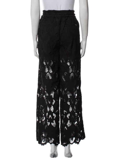 AllSaints Lace Pattern Wide Leg Pants