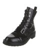 AllSaints Patent Leather Combat Boots