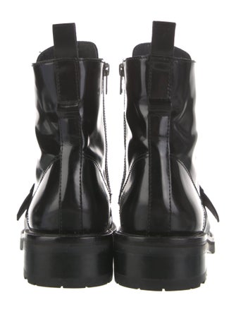 AllSaints Patent Leather Combat Boots