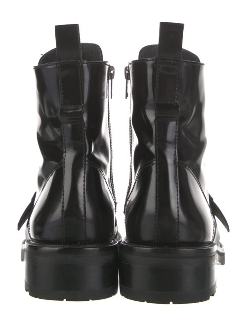 AllSaints Patent Leather Combat Boots