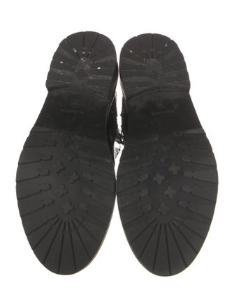 AllSaints Patent Leather Combat Boots