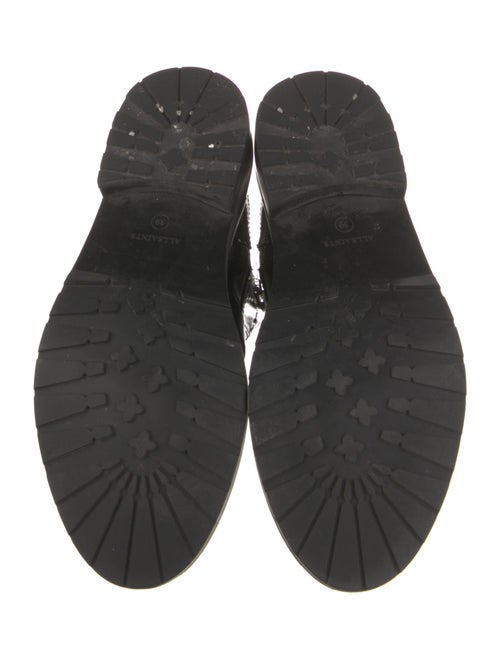AllSaints Patent Leather Combat Boots