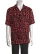 AllSaints Animal Print Short Sleeve Shirt