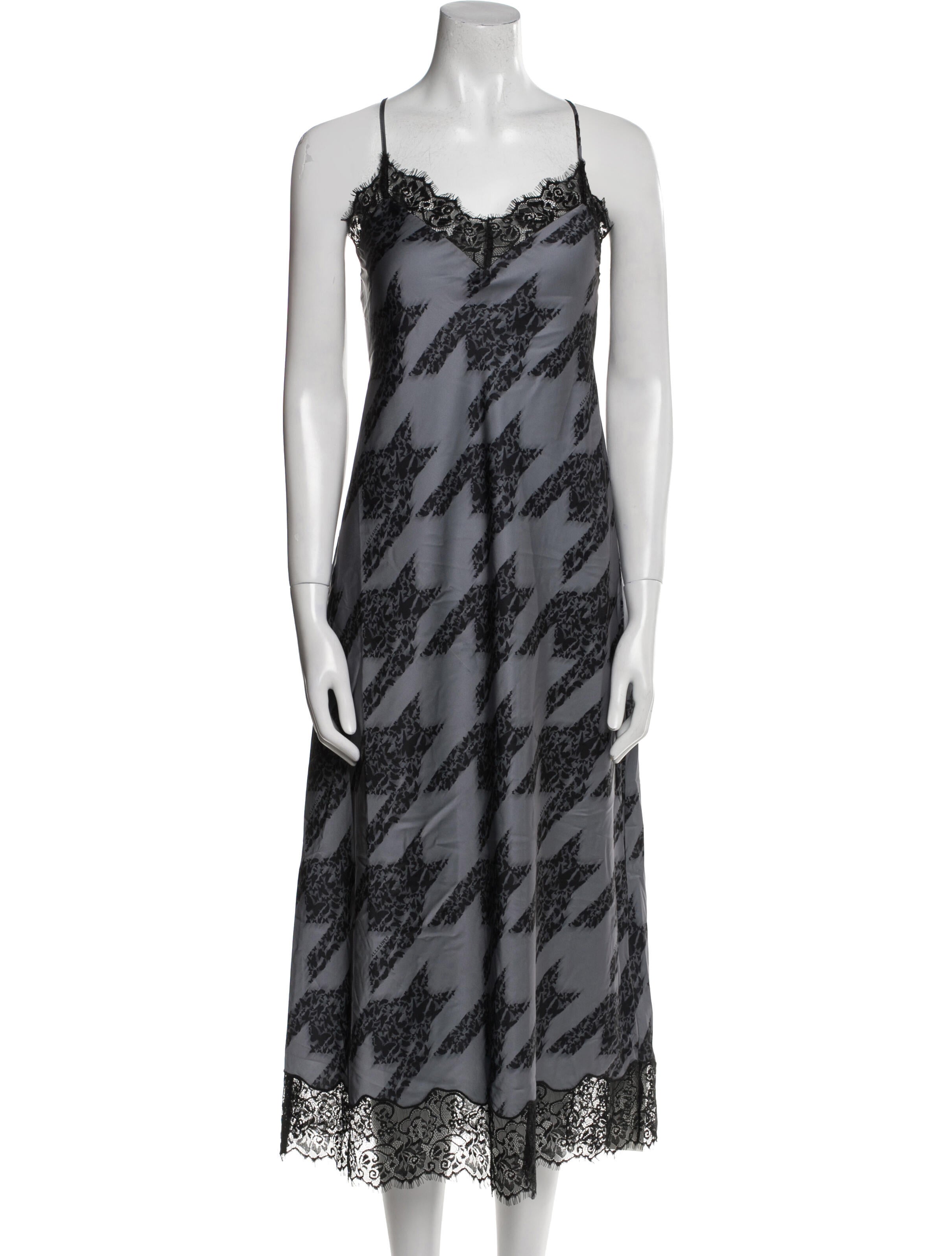 AllSaints Printed Midi Length Dress