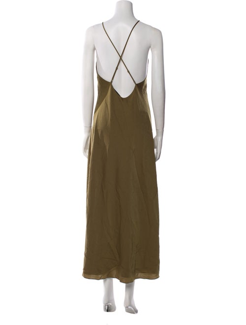 AllSaints Scoop Neck Long Dress