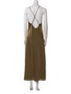 AllSaints Scoop Neck Long Dress