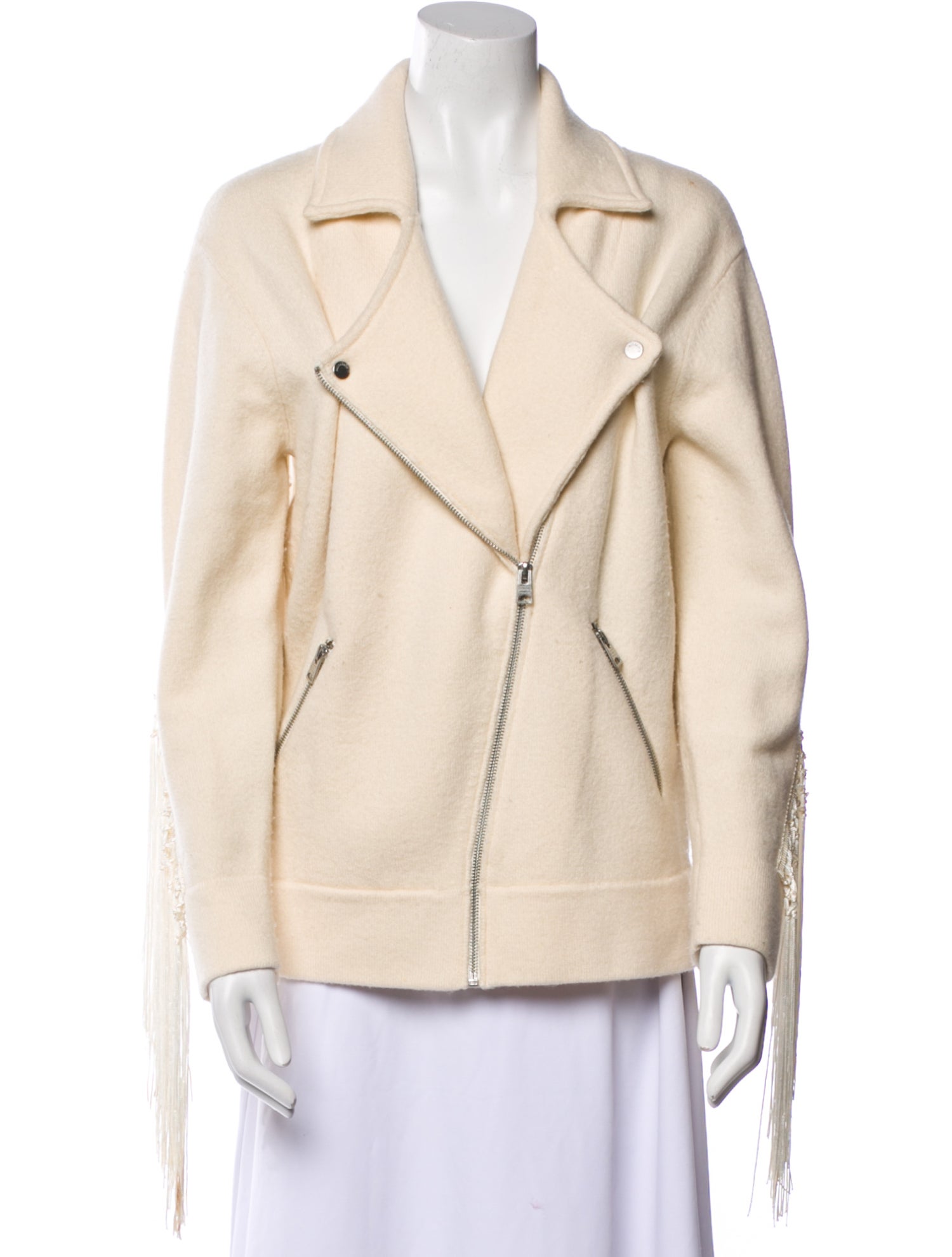 AllSaints Merino Wool Biker Jacket