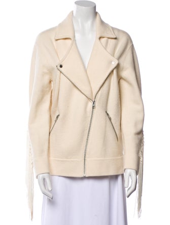 AllSaints Merino Wool Biker Jacket