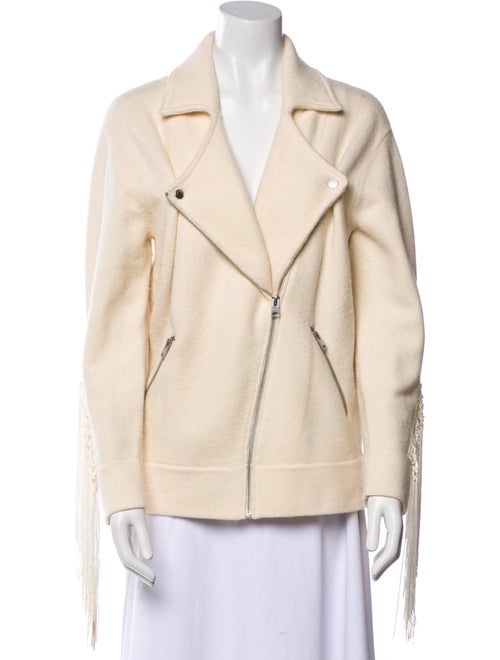 AllSaints Merino Wool Biker Jacket