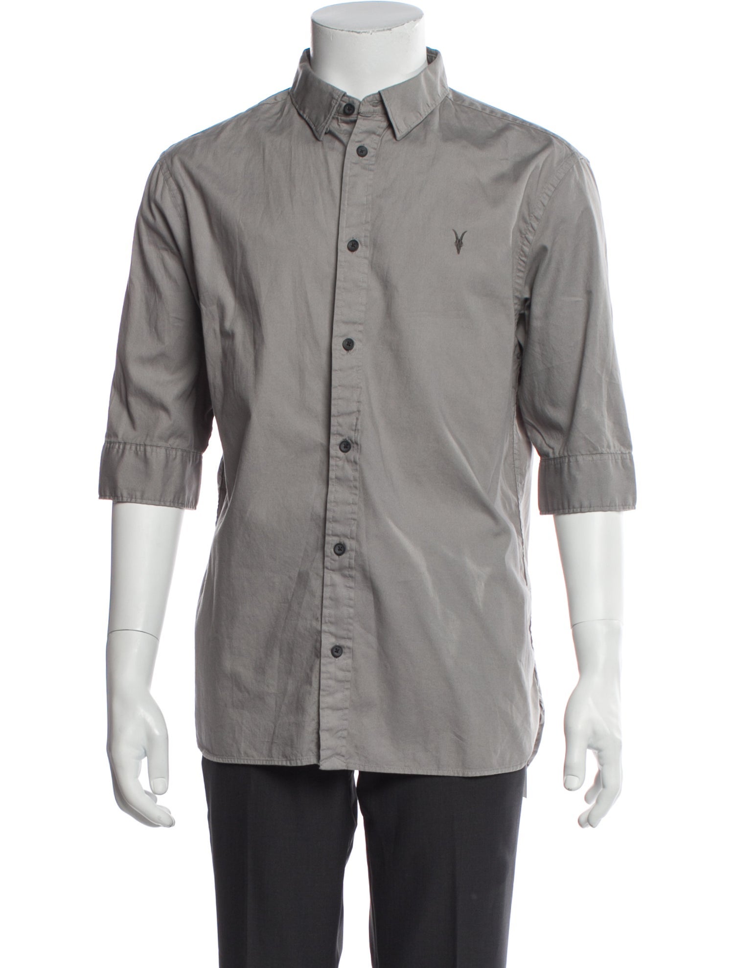 AllSaints Three-Quarter Sleeve Shirt