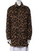 AllSaints Animal Print Coat