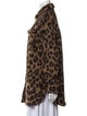 AllSaints Animal Print Coat