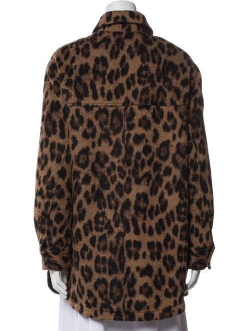 AllSaints Animal Print Coat