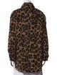 AllSaints Animal Print Coat