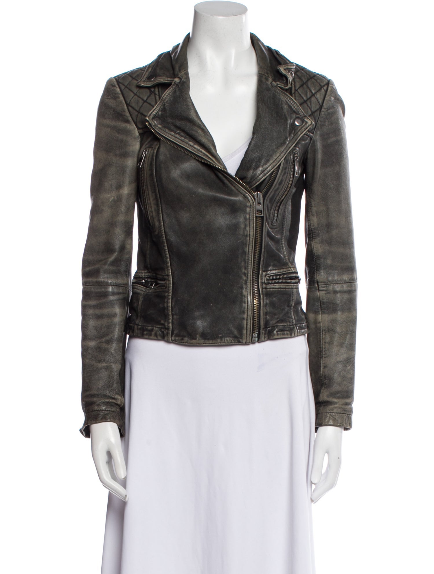 AllSaints Leather Biker Jacket