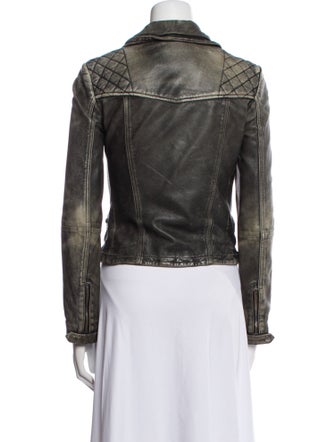 AllSaints Leather Biker Jacket