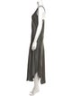 AllSaints V-Neck Long Dress