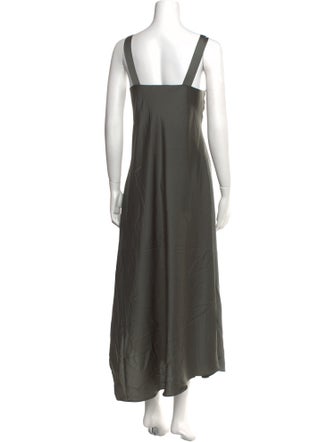 AllSaints V-Neck Long Dress