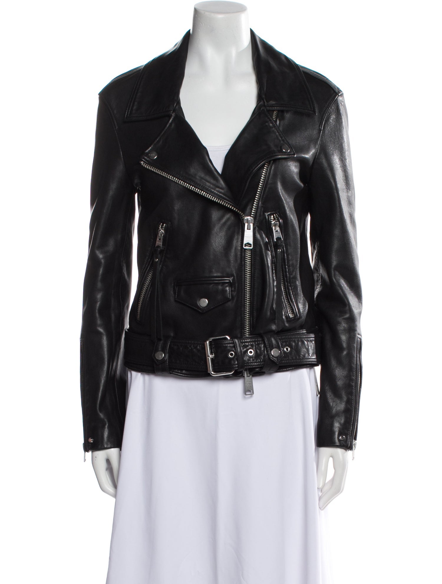 AllSaints Leather Biker Jacket