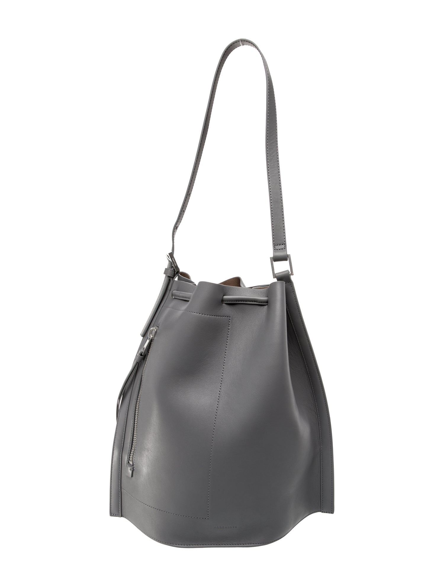 AllSaints Leather Bucket Bag