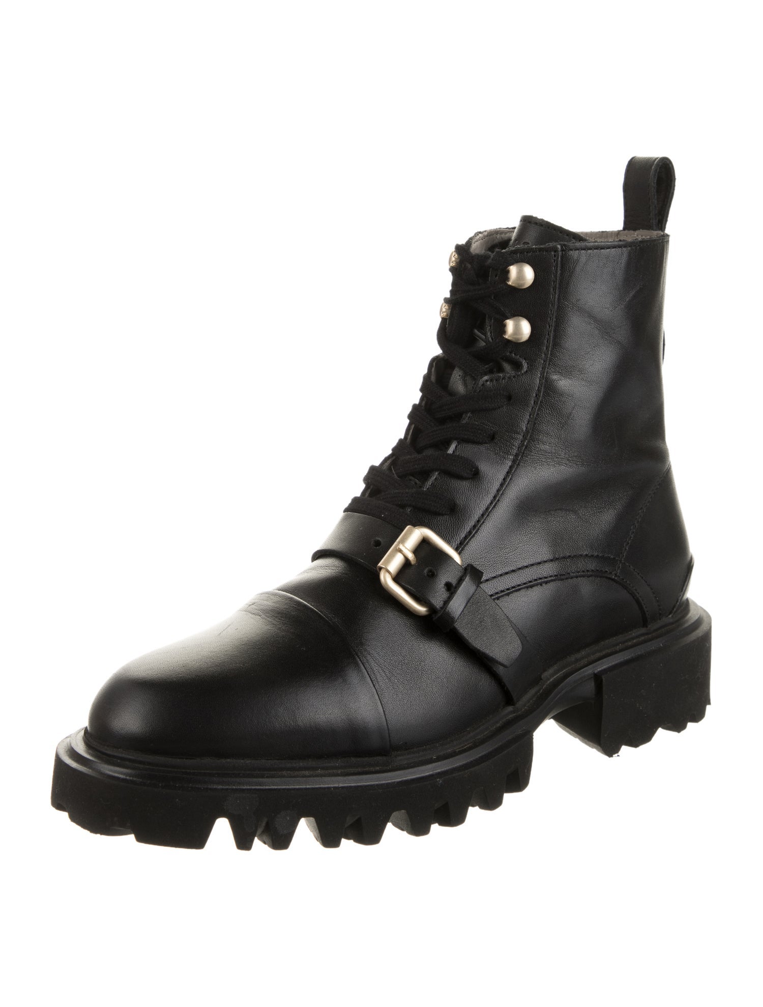 AllSaints Leather Combat Boots