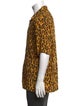 AllSaints Animal Print Short Sleeve Shirt