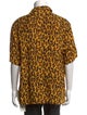AllSaints Animal Print Short Sleeve Shirt