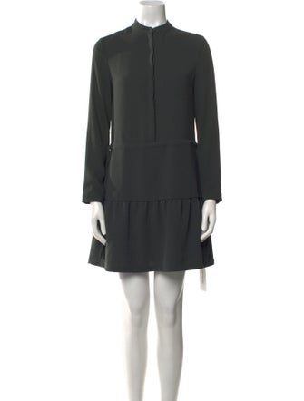AllSaints Mock Neck Mini Dress