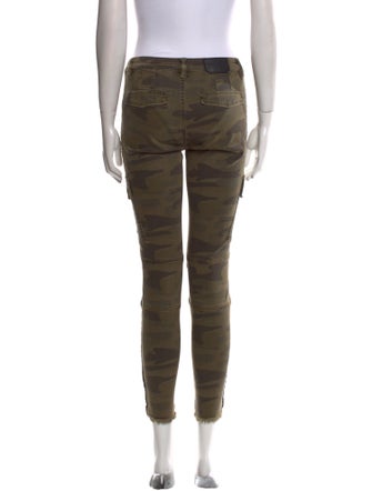 AllSaints Camouflage Print Skinny Leg Pants