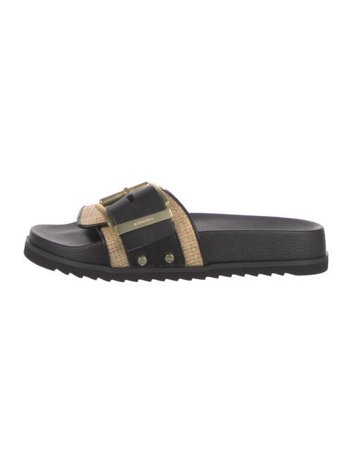 AllSaints Leather Slides