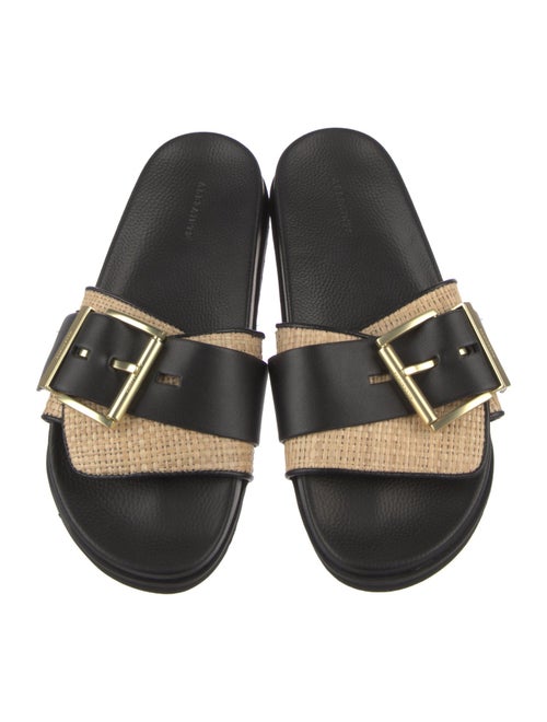 AllSaints Leather Slides