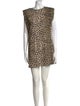 AllSaints Animal Print Mini Dress
