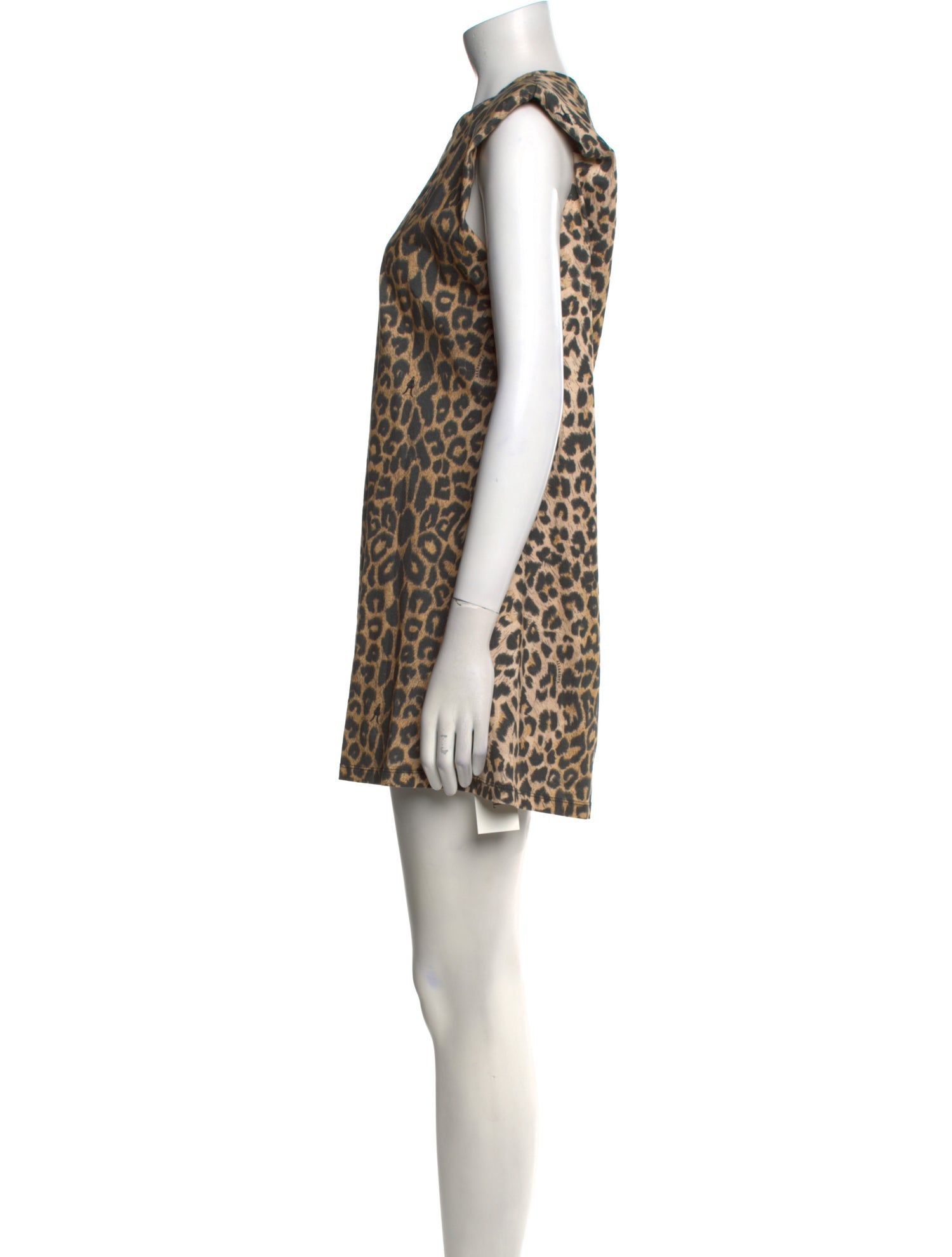AllSaints Animal Print Mini Dress