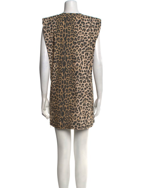 AllSaints Animal Print Mini Dress