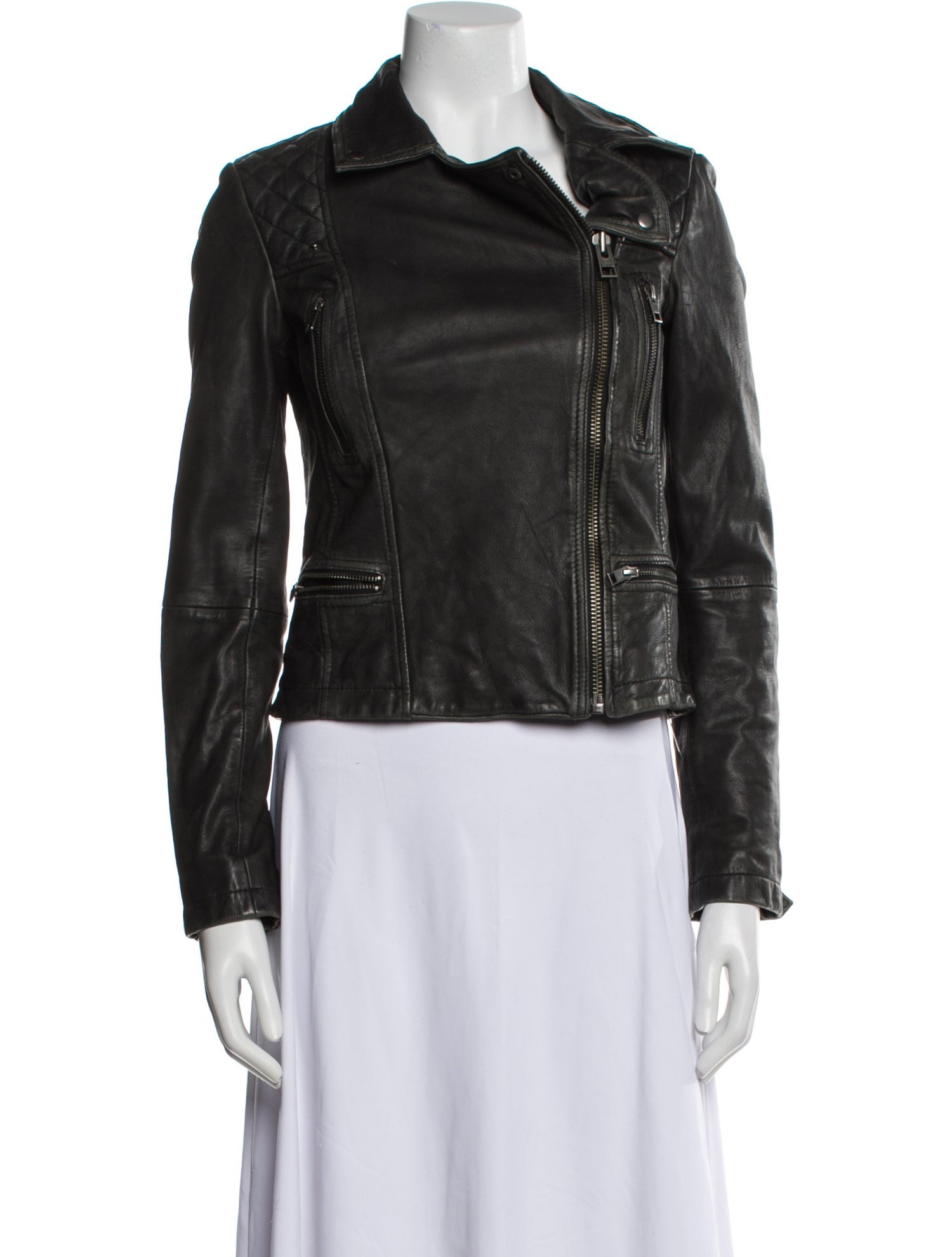AllSaints Leather Biker Jacket