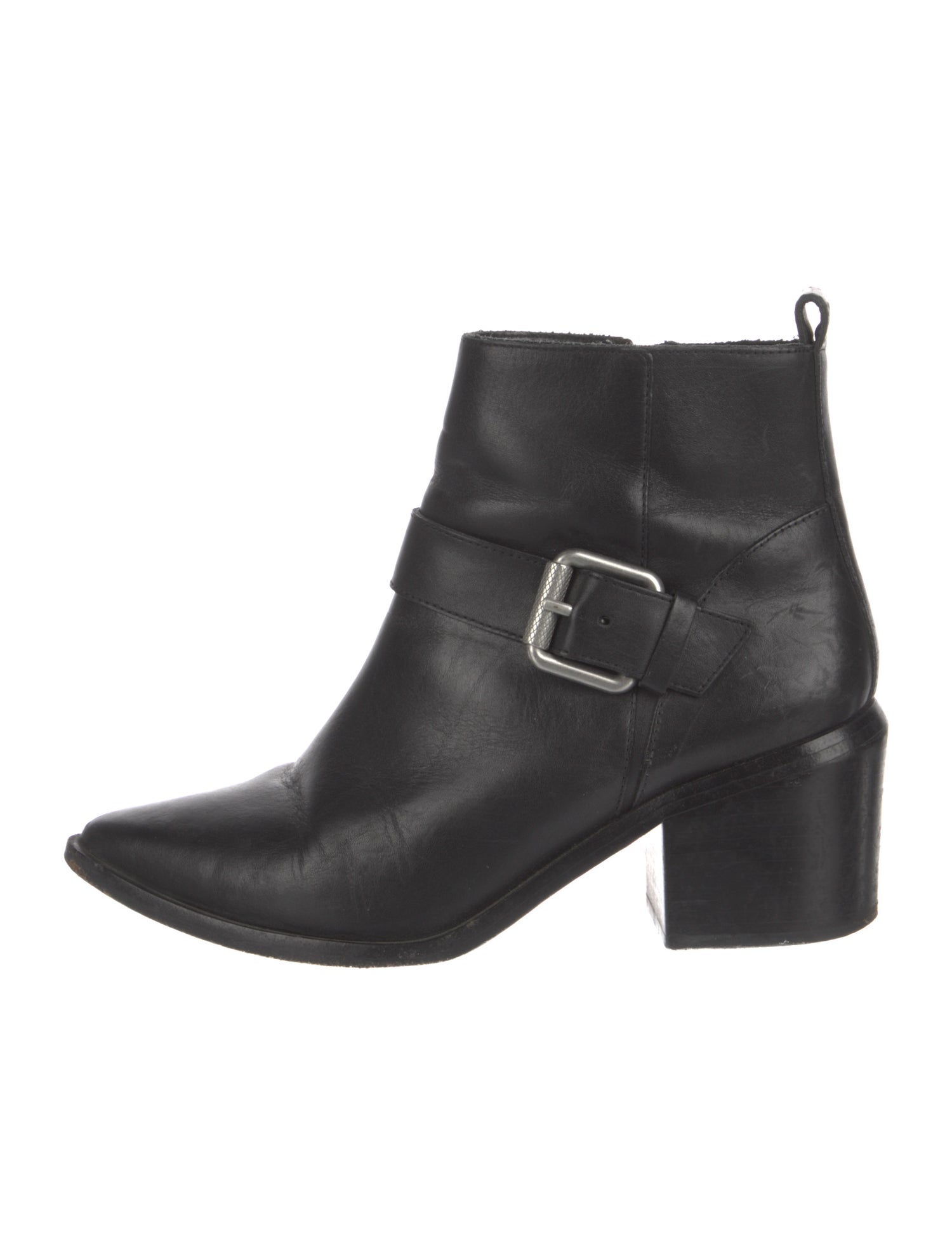 AllSaints Leather Moto Boots