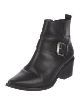 AllSaints Leather Moto Boots