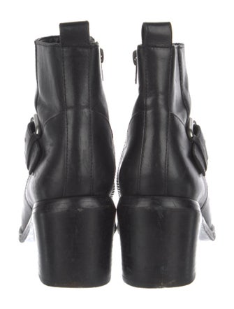 AllSaints Leather Moto Boots
