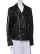AllSaints Lamb Leather Biker Jacket