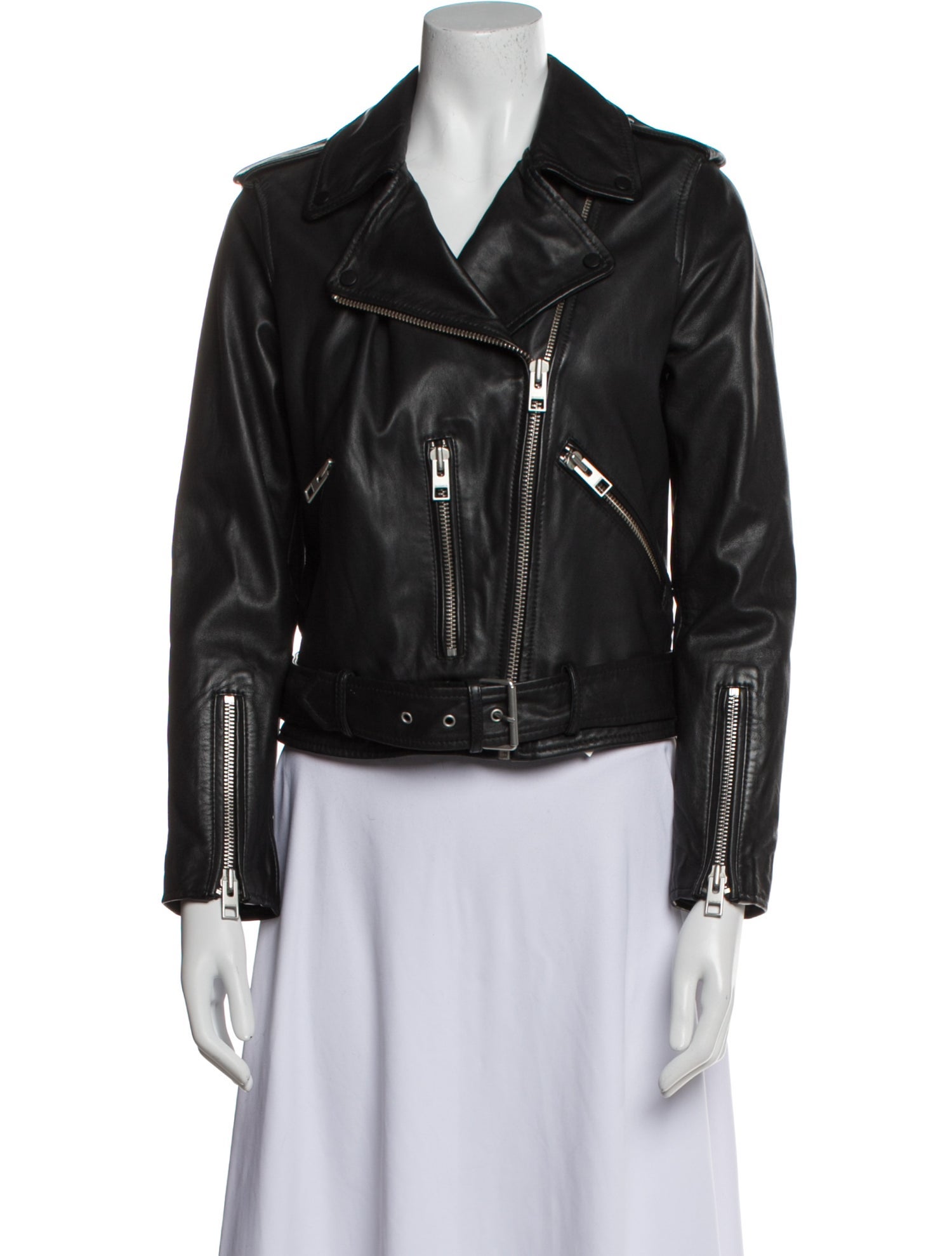AllSaints Leather Biker Jacket