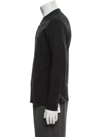 AllSaints Crew Neck Long Sleeve Henley