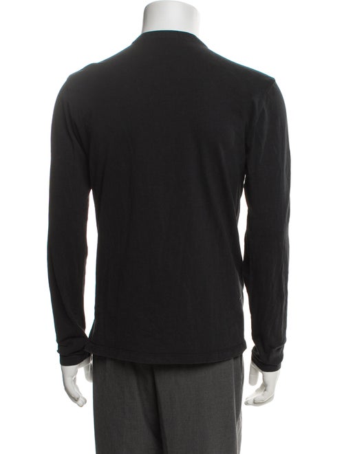 AllSaints Crew Neck Long Sleeve Henley