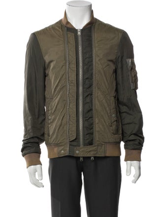 AllSaints Plaid Print Bomber Jacket