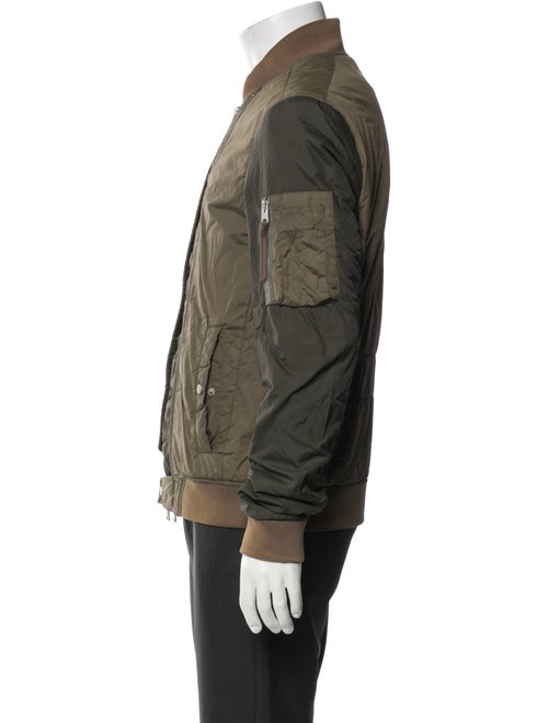 AllSaints Plaid Print Bomber Jacket