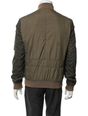 AllSaints Plaid Print Bomber Jacket