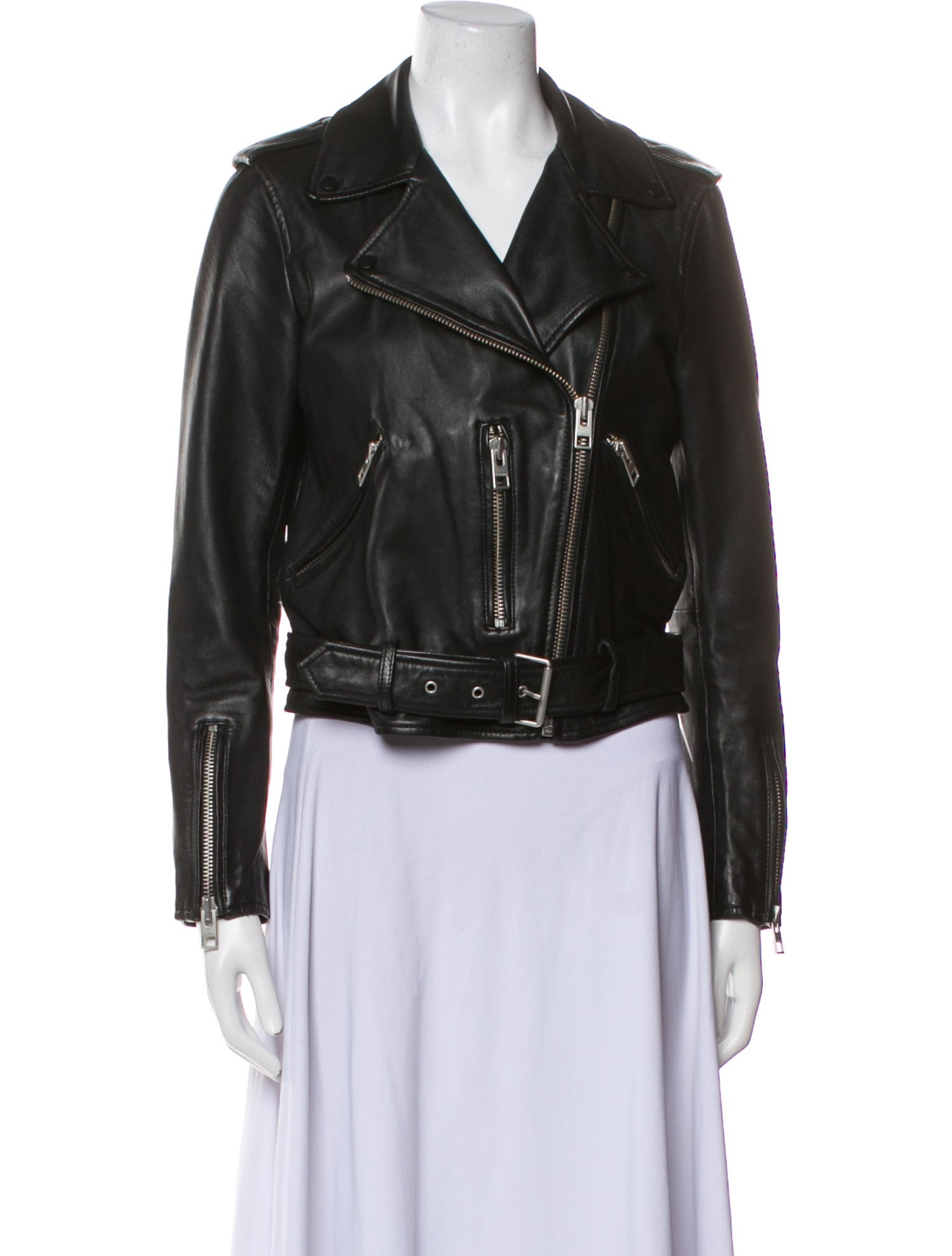 AllSaints Leather Biker Jacket