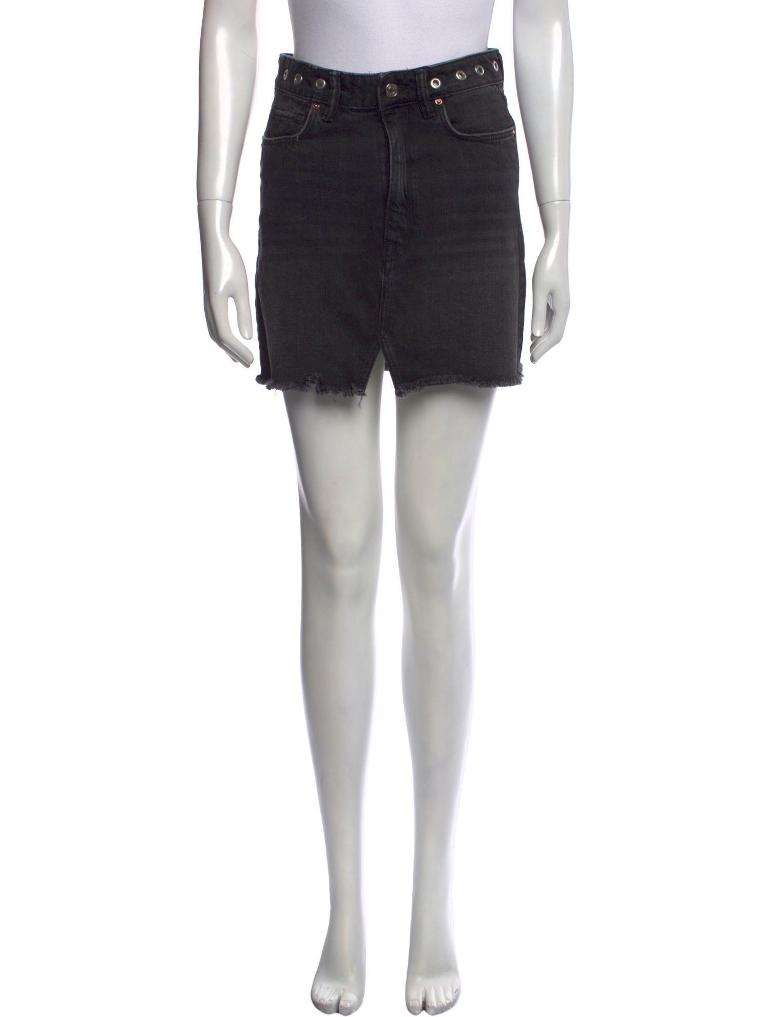 AllSaints Raw-Edge Trim Mini Skirt