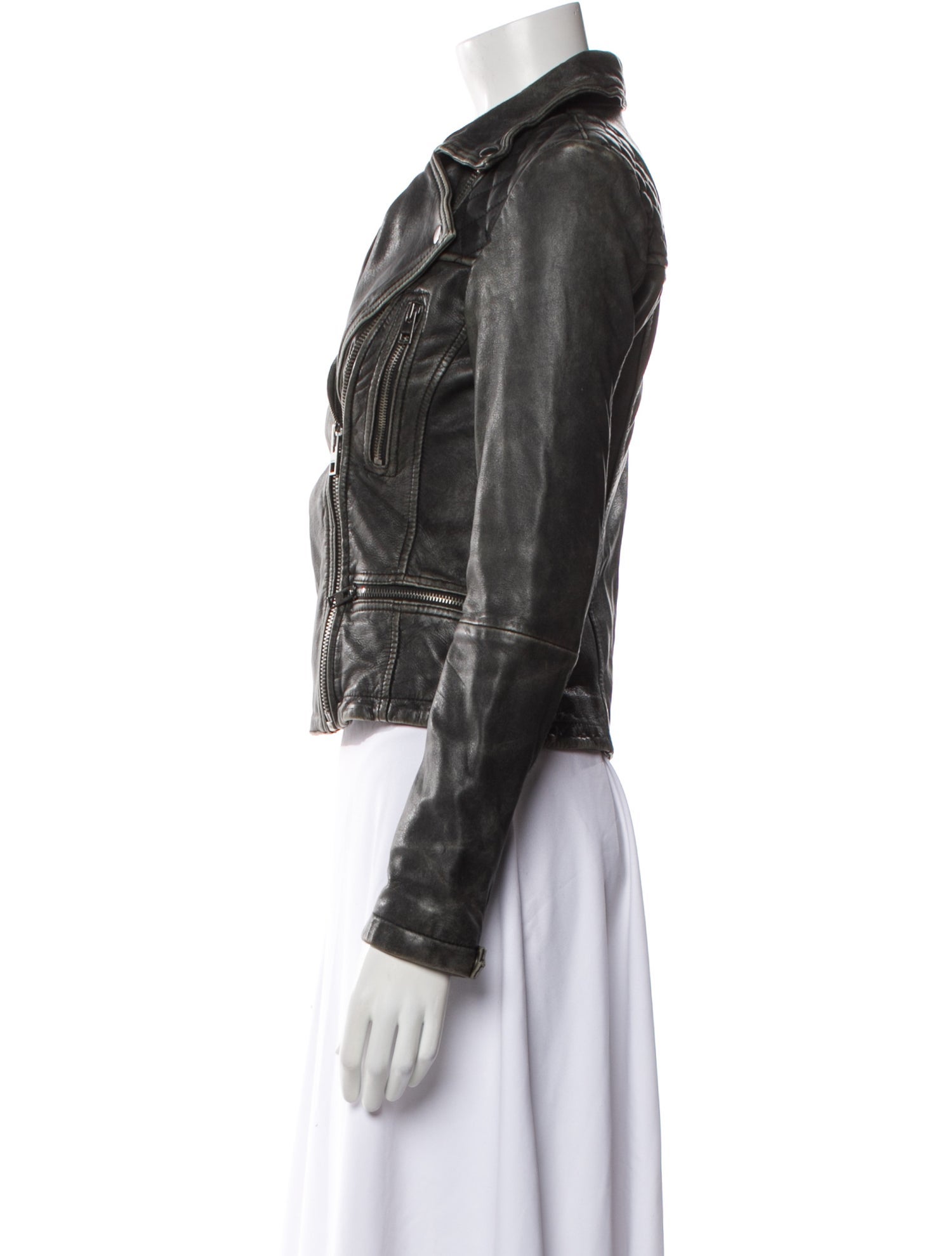 AllSaints Leather Biker Jacket